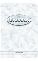 Brandon - Lined Notebook