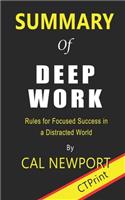 Summary of Deep Work By Cal Newport - Rules for Focused Success in a Distracted World