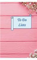To Do Lists: Undated Daily Planner Notebook