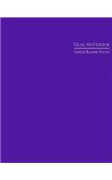 Dual Notebook Lined/Blank Pages
