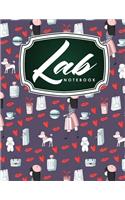Lab Notebook: Laboratory Record Graph Note Book Diary for Primary Record of Research, Hypotheses, Experiments and Initial Analysis, Cute Paris Cover(17 Lab Notebooks)