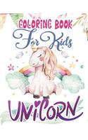 Unicorn Coloring Book for Kids