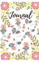 Journal: 6 x 9 Best Diary Blank 100 Pages Lined Planner for Keeping Personal Reflection, Sketching or Jotting Down Favorite Quotes and Poems: Daily Entry Wri