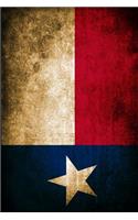 Vintage Texas Flag 6x9 Journal