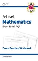 A-Level Maths AQA Exam Practice Workbook (includes Answers): for the 2025 and 2026 exams