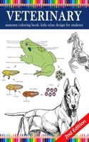 Veterinary Anatomy Coloring Book
