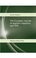 European Journal of Applied Linguistics and TEFL Volume 9 Number 1