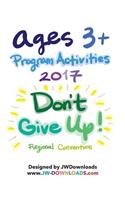 Ages 3+ Don't Give Up 2017 Convention of Jehovah's Witnesses Program Activity Workbook