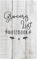 Grocery List Notebook