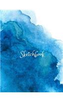 Sketchbook: 8.5" x 11" Large Sketchbook Journal White Unruled Drawing Paper, 100 Pages, Durable Soft Cover, For Artists and Students