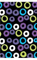 Bullet Journal Notebook Colorful Circles 1: 112 Page Numbered Dot Grid Bullet Journal with Index Pages and Key Pages in Portable 6 X 9 Size.