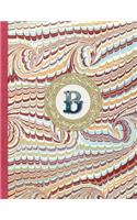 Bullet Journal - B Monogram: 8.5"x 11" Dot Grid 150 pages Paperback(Dot Grid Bullet Journal - Bujo for Beginners)
