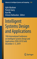 Intelligent Systems Design and Applications: 19th International Conference on Intelligent Systems Design and Applications (Isda 2019) Held December 3-5, 2019