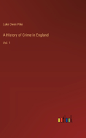 History of Crime in England