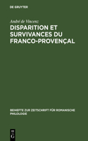 Disparition et survivances du franco-provençal