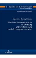 Mittel des Insolvenzverwalters zur Ermittlung und Substantiierung von Anfechtungssachverhalten