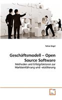 Geschäftsmodell - Open Source Software