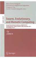 Swarm, Evolutionary, and Memetic Computing