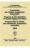 Fortschritte Der Chemie Organischer Naturstoffe / Progress in the Chemistry of Organic Natural Products / Progrès Dans La Chimie Des Substances Organiques Naturelles