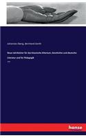 Neue Jahrbücher für das klassische Altertum, Geschichte und deutsche Literatur und für Pädagogik: 1905(German)