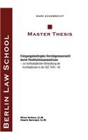 Einigungsbedingtes Vermögensunrecht durch Restitutionsausschluss