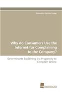 Why Do Consumers Use the Internet for Complaining to the Company?