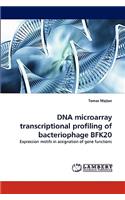 DNA microarray transcriptional profiling of bacteriophage BFK20