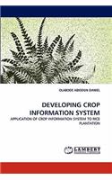 Developing Crop Information System