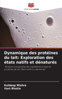 Dynamique des protéines du lait