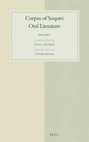 Corpus of Soqotri Oral Literature