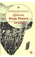 Comparative Studies in African Dirge Poetry