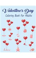 Valentine's Day Coloring Book For Adults