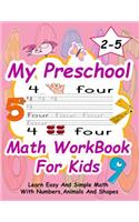 Preschool Math WorkBook For Kids