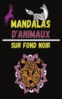 Mandalas d'Animaux Sur Fond Noir