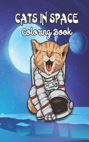 Cats in Space Coloring Book