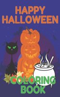 Happy Halloween Coloring Book