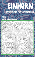 Malbücher für Erwachsene - Lustig und inspirierend - Tiere - Einhorn