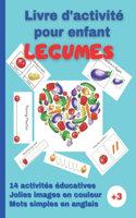 Livre d'activité pour enfant LEGUMES