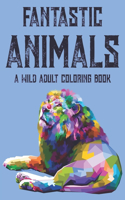 Fantastic Animals A Wild Adult Coloring Book: Calming Illustrations And Designs To Color For Stress Relief, Relaxing Coloring Sheets For Adults