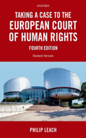 Taking a Case to the European Court of Human Rights