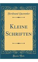 Kleine Schriften (Classic Reprint)