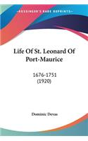 Life Of St. Leonard Of Port-Maurice