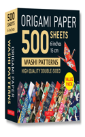 Origami Paper 500 Sheets Japanese Washi Patterns 6 (15 CM)