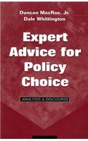 Expert Advice for Policy Choice