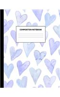 Composition Notebook: Wide Ruled Paper Notebook Journal - Blank Lined Workbook for Teens Kids Students Girls for Home School College for Writing Notes