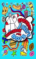 Space Boy Billy's Sketchbook for Boys