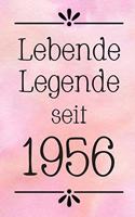 Lebende Legende 1956: DIN A5 - 120 Punkteraster Seiten - Kalender - Notizbuch - Notizblock - Block - Terminkalender - Abschied - Abschiedsgeschenk - Ruhestand - Arbeitsko