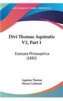 Divi Thomae Aquinatis V2, Part 1