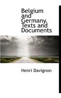 Belgium and Germany. Texts and Documents