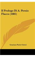 Prologo Di A. Persio Flacco (1885)